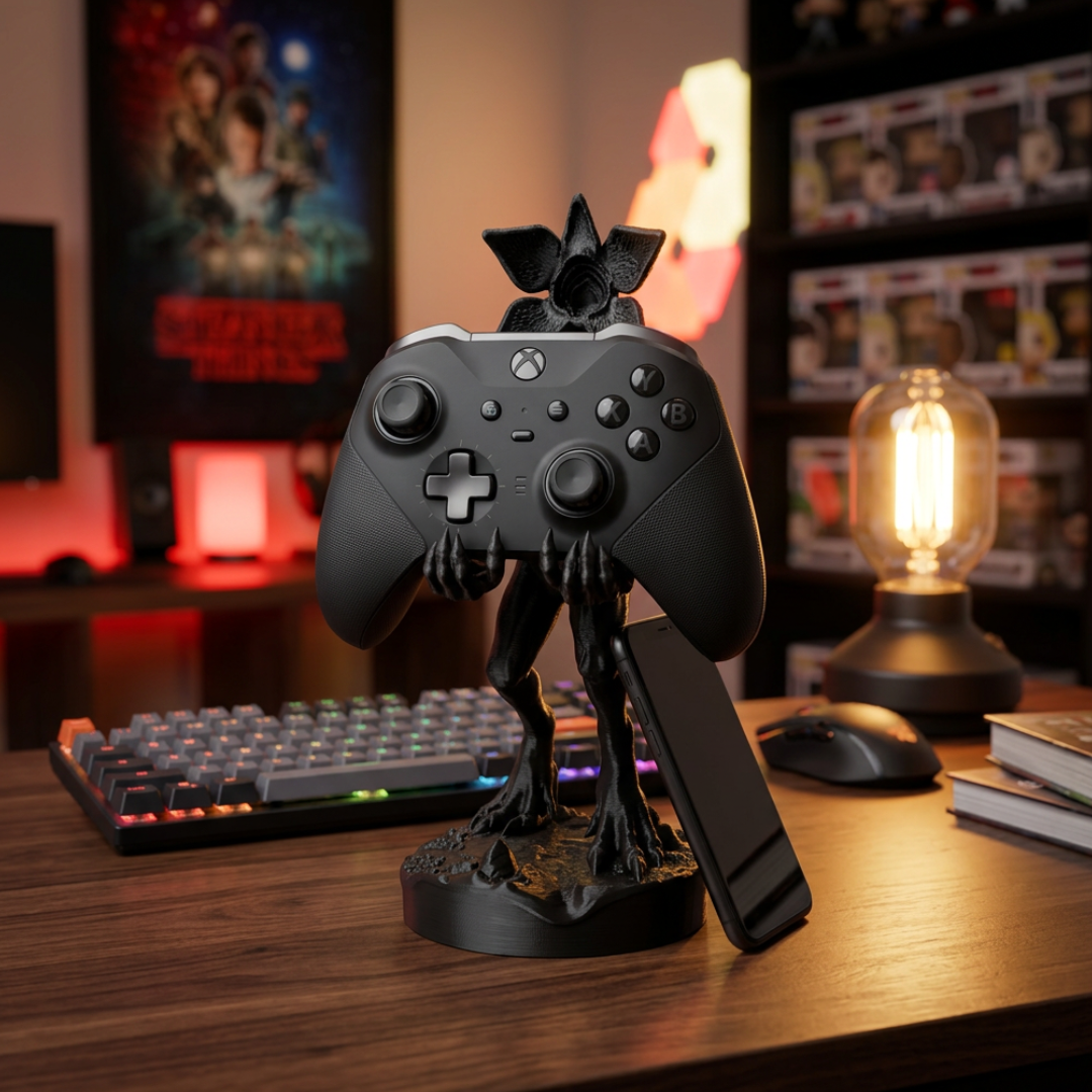 Demogorgone Supporto Cellulare e Controller - Porta Telefono Tablet Stranger Things 3D
