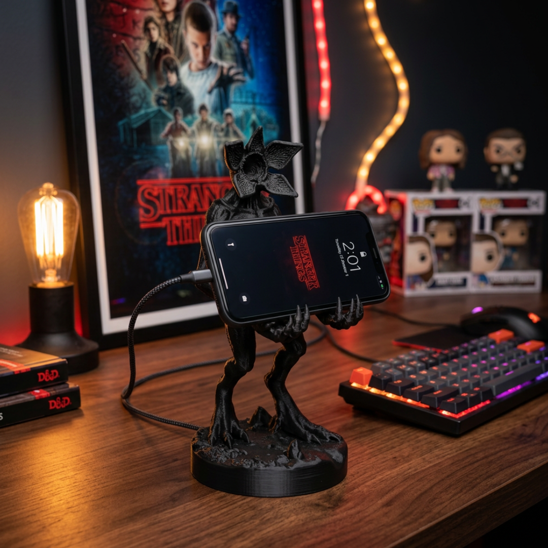 Demogorgone Supporto Cellulare e Controller - Porta Telefono Tablet Stranger Things 3D
