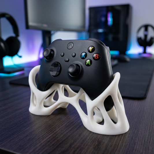 Supporto Controller Xbox Design Organico - Stand da Scrivania Stampa 3D